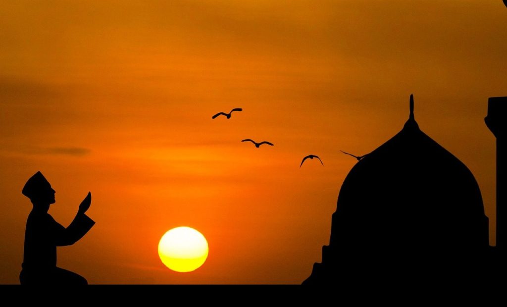 islamic, prayer, dusk, sun, man, bird, holy, faith, sky, muslim, islam, nature, ramadan, arab, worship, pray, culture, hand, people, person, traditional, god spiritual, masjid, quran, sheikh, salah